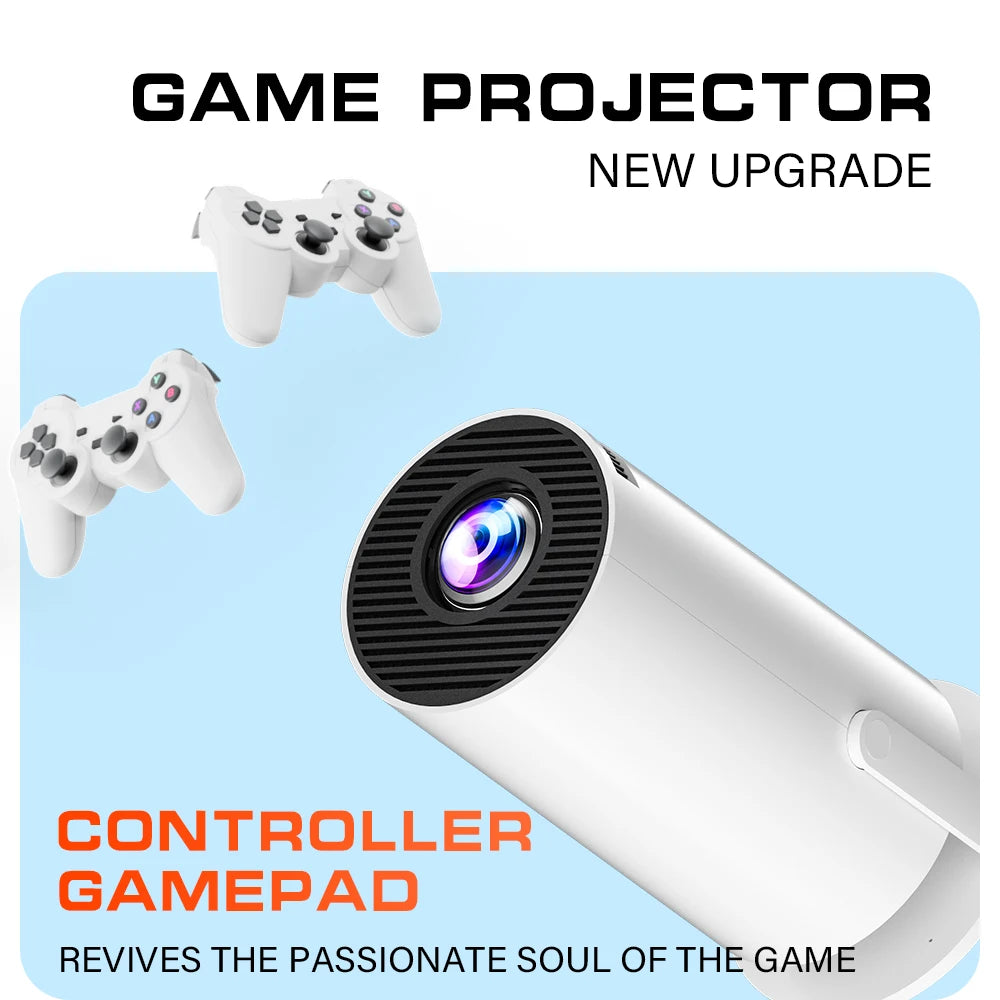 M300max Game Projector 2 in 1 Controller Gamepad Android 11 5G WIfi Playstore Home Cinema Outdoor Portable Mini Projector