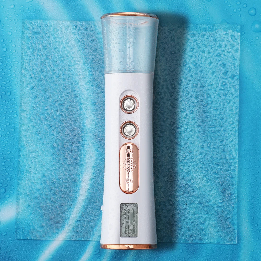 Ultrasonic Nano Mist Sprayer Cooler Face Steamer Moisturizer Steamer Humidifier Facial Mister Nebulizer Cooler Skin Care Tool