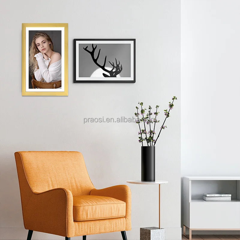 Pros 18.5" Extra Large WiFi Digital Picture Frame IPS FHD Touch Screen Smart Electronic Photo Frame Share Photo Video Via Frameo