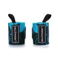 LS0606 Panda Design Gym Wrist Wraps Weightlifting Print Belt Thumb Loop Animal Wrist Wrap