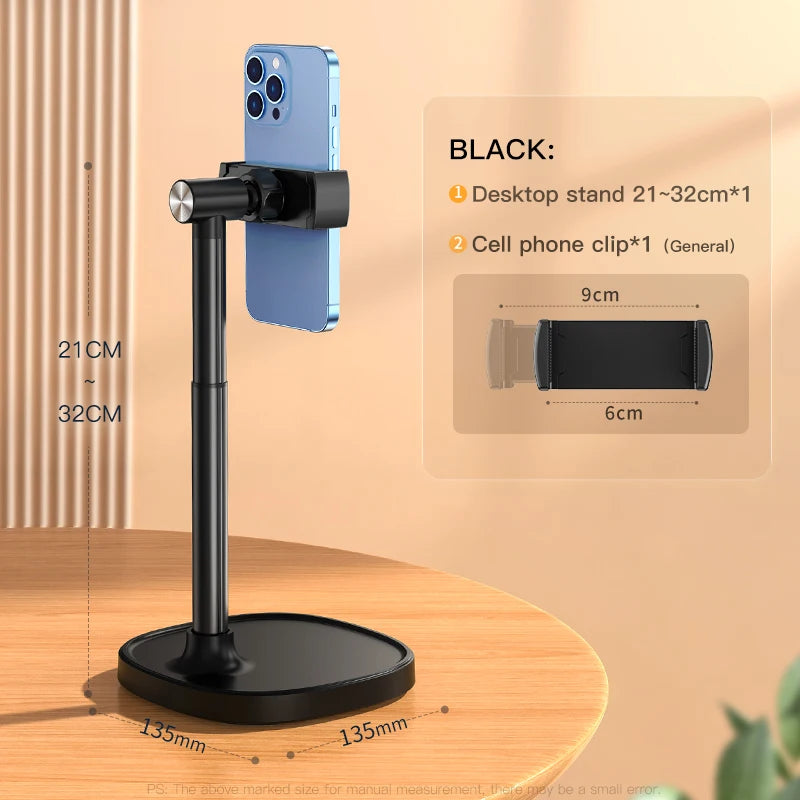 FEIXIANG X66 Durable Flexible Commercial Desk Phone Stand 21-32cm Telescopic 130mm Non-Slip Base Bulk Pricing