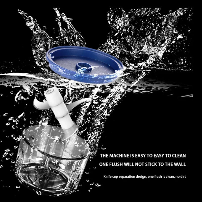 Portable Mini Electric Juicer Personal Small Fren Vegetable Chopper Cup Bottle Manual Operation for Smoothies on the Go