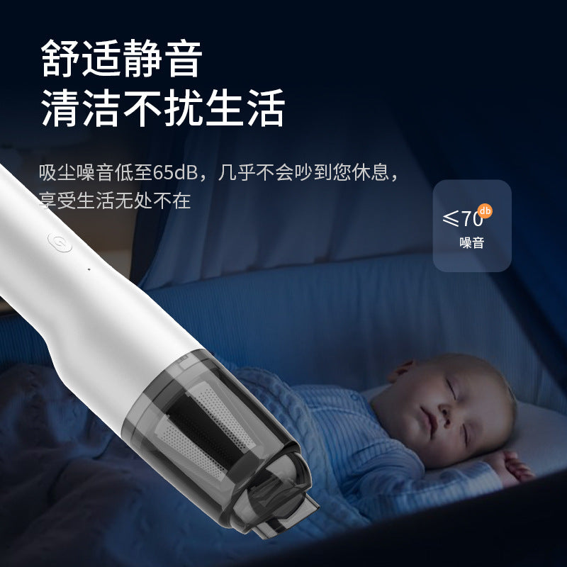 Car Vacuum Cleaner, Portable Air Blowing and Vacuuming, Dual-Use for Car and Home, Wireless Charging, Handheld, High Suction Power
