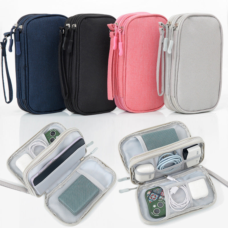 Data Cable Storage Bag Digital Bag Travel Storage Bag Charger Mobile Phone Hard Drive U Disk Multi-Function Storage Bag