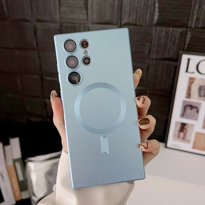 Suitable for Samsung S26 Ultra Liquid Phone Case Magsafes Magnetic Suction A25 Frosted Lens Film A17 Soft Case 56
