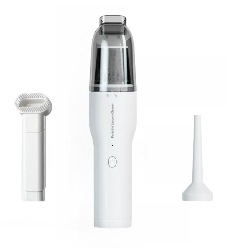 Car Vacuum Cleaner, Portable Air Blowing and Vacuuming, Dual-Use for Car and Home, Wireless Charging, Handheld, High Suction Power