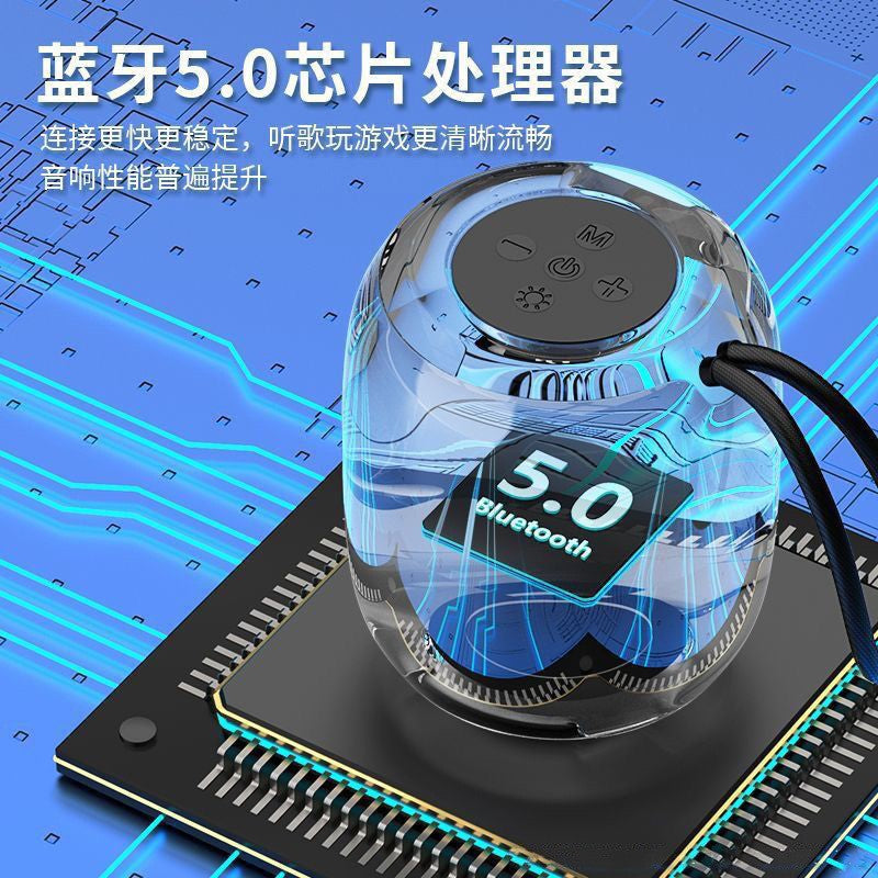 USB Large Audio Subwoofer Bluetooth Speaker Outdoor Portable High Volume Home Desktop Mini Speaker