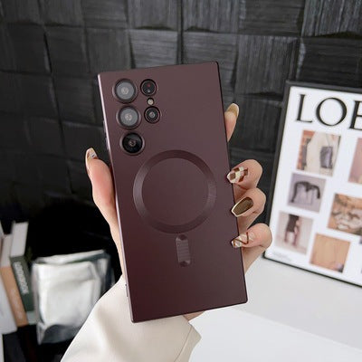 Suitable for Samsung S26 Ultra Liquid Phone Case Magsafes Magnetic Suction A25 Frosted Lens Film A17 Soft Case 56