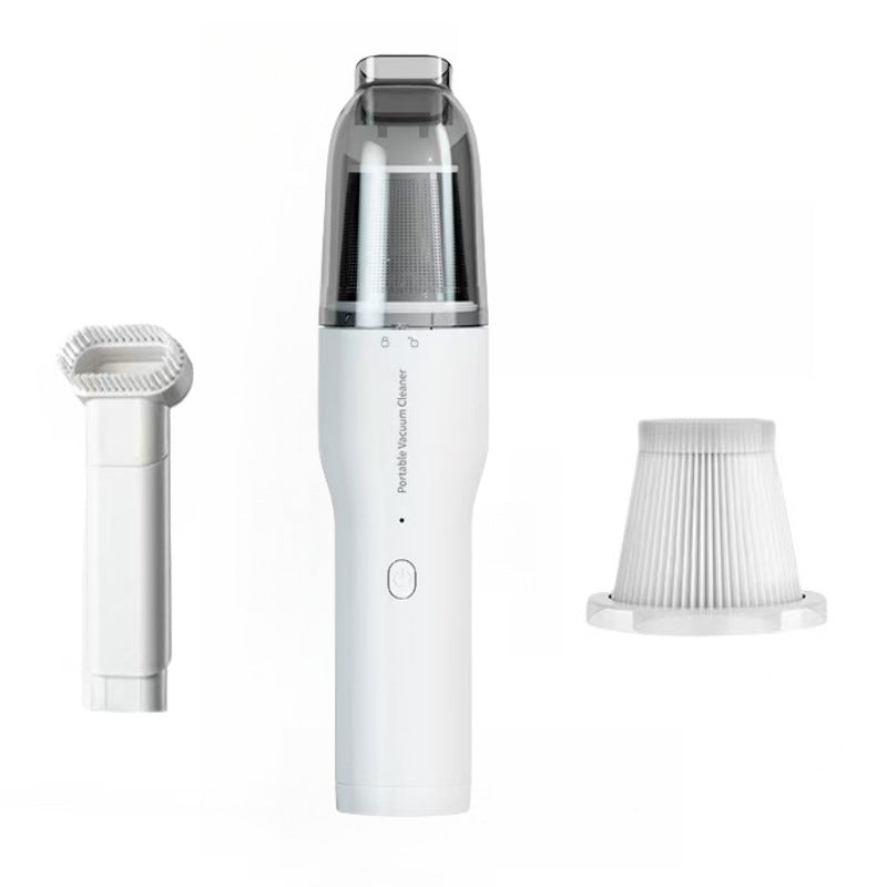 Car Vacuum Cleaner, Portable Air Blowing and Vacuuming, Dual-Use for Car and Home, Wireless Charging, Handheld, High Suction Power