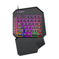 Thunderwolf T19 One-handed Keyboard Gun God Throne Left-handed Gaming Keyboard Mechanical Feel Cross-border Amazon Temu