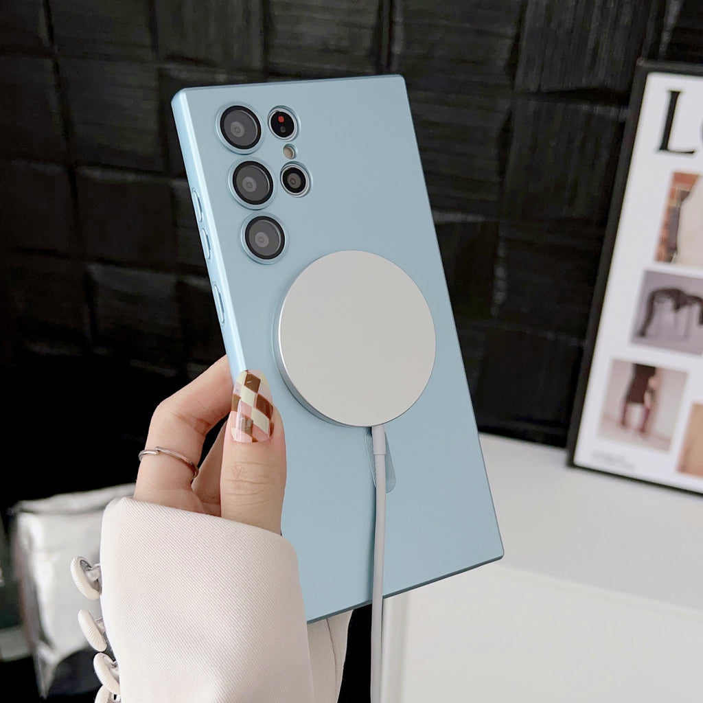 Suitable for Samsung S26 Ultra Liquid Phone Case Magsafes Magnetic Suction A25 Frosted Lens Film A17 Soft Case 56