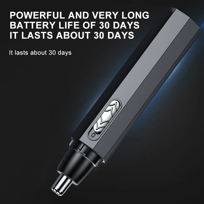 Black Electric Nose Hair Trimmer Ear and Nose Hair Trimmer Professional Painless Nose Hair Trimmer For Men and Women