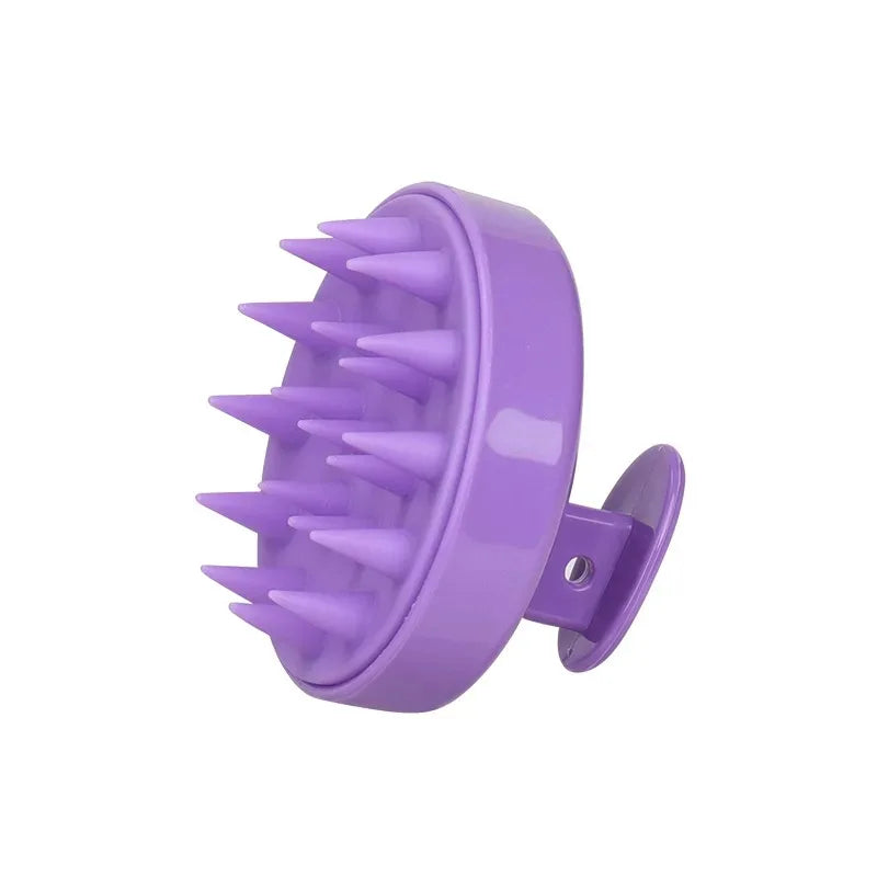 Scalp Scrubber Shampoo Brush Massager Clean Scalp Comb With Handle Hair Washing Brush Scalp Exfoliator Brush Head Scrubber Tools
