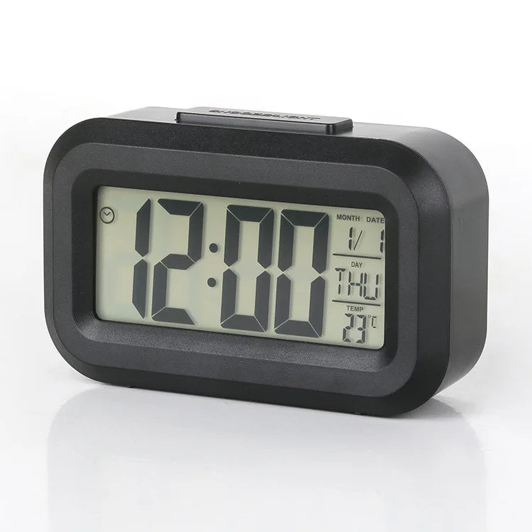Alarm Clock Digital Clock LED Electronic With Backlight Snooze Calendar For Home Office Desktop Table Screen Display Watch