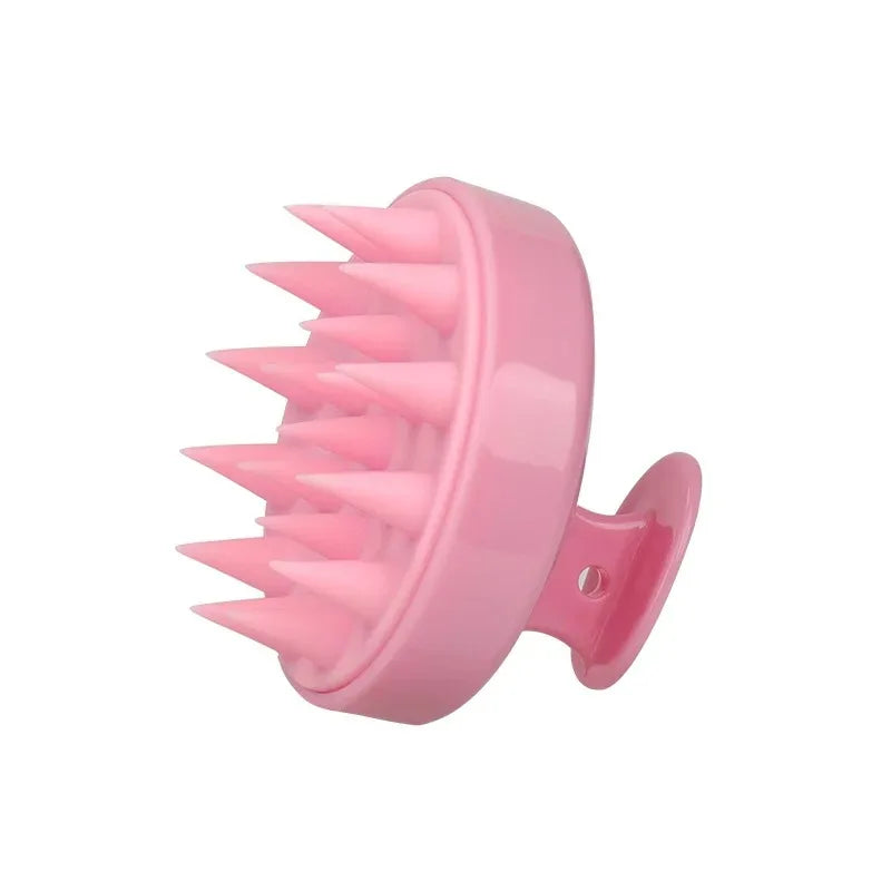 Scalp Scrubber Shampoo Brush Massager Clean Scalp Comb With Handle Hair Washing Brush Scalp Exfoliator Brush Head Scrubber Tools