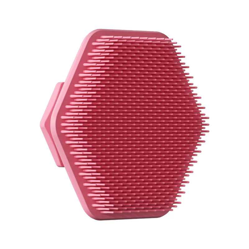 Silicone Cleaning Brush Face Cleansing Scrubber Massager Manual Facial Cleansing Brush Exfoliating Gentle Beard Skin Care Tool