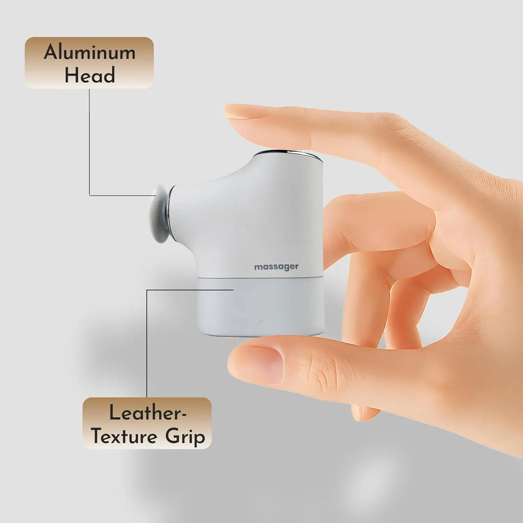 Mini Massage Gun Portable Deep Tissue Muscle Relax Device Rechargeable Handheld Percussion Massager for Neck Shoulder Back Legs