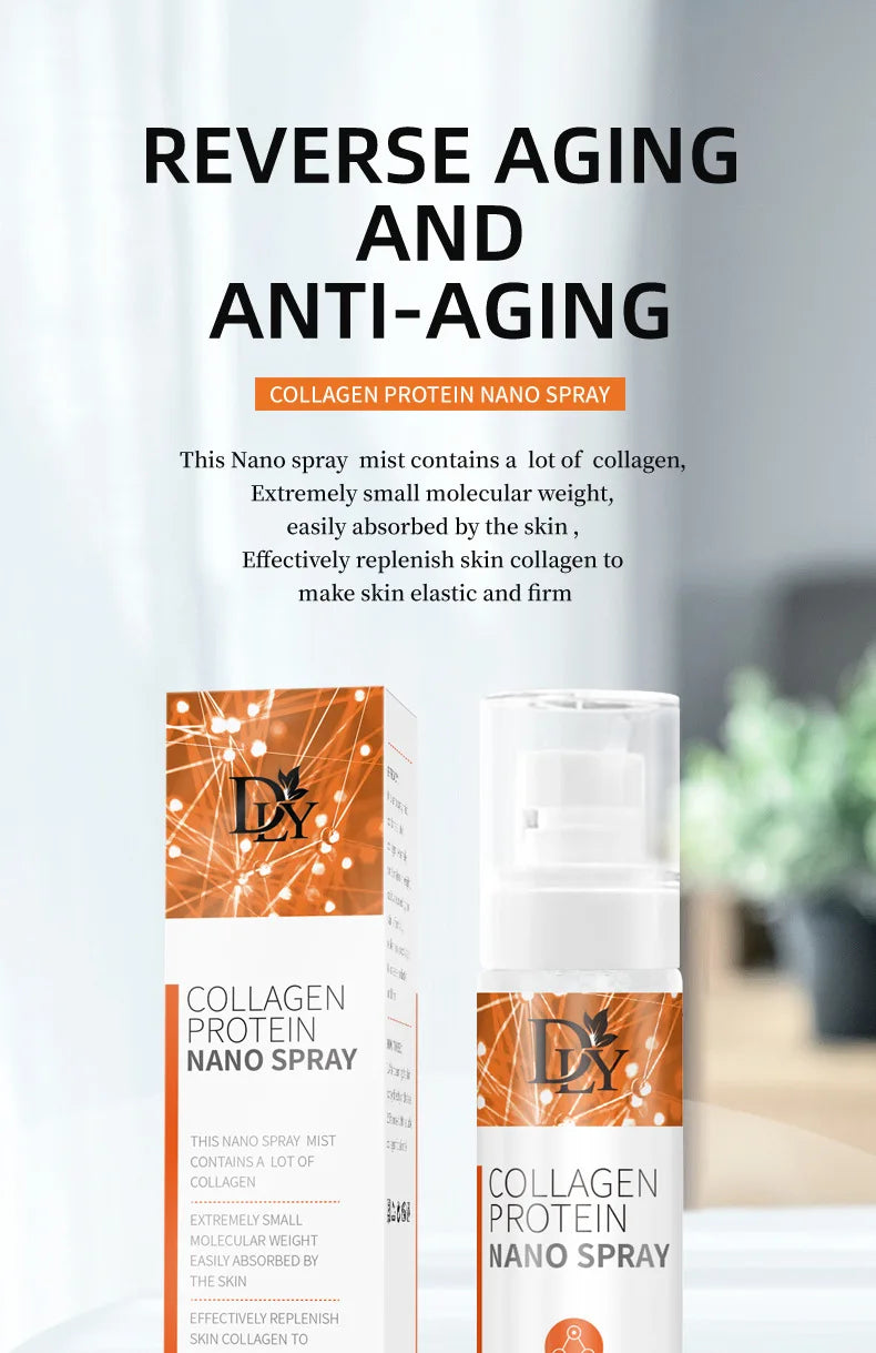 Collagen Protein Nano Spray Wrinkle Remover Original Solution Spray Firming Lifting Moisturizing Dark Spot Improvement Skin Care