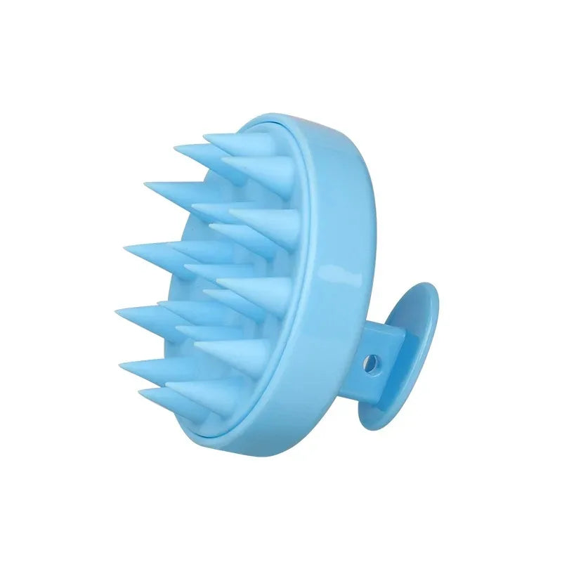 Scalp Scrubber Shampoo Brush Massager Clean Scalp Comb With Handle Hair Washing Brush Scalp Exfoliator Brush Head Scrubber Tools