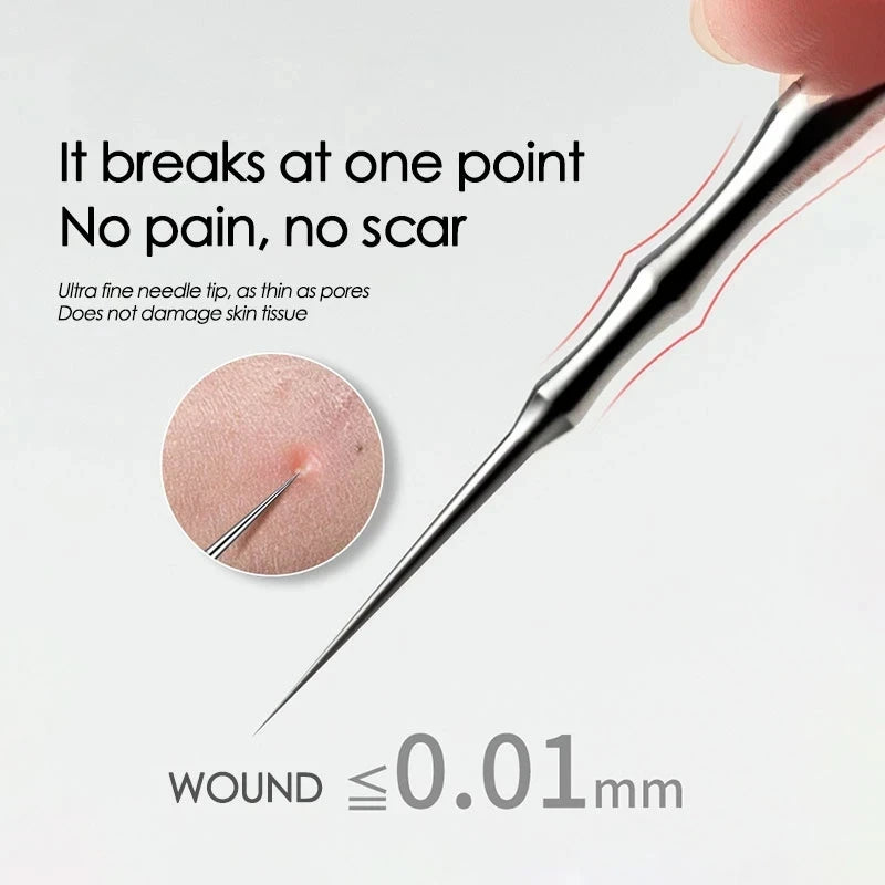 Beauty Artifact Blemish Extractor Remover Needle Tool Acne Blackhead Removal Needles Pimples Blackhead Clip Tweezers