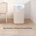 Plastic Smart Trash Can Rest Room Living Room Automatic Induction Waste Bins Automatic Packing Rechargeable Household Clean Part