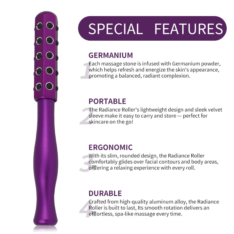 1pc Facial Massage Stick for Facial and Body Beauty Massage - Facial Massage Roller