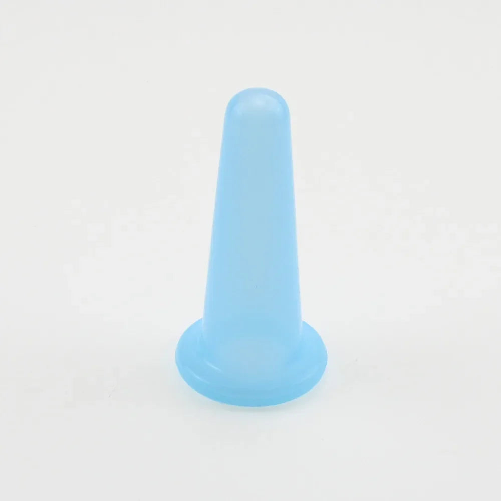 Silicone Vacuum Cupping Massage Jars Anti Cellulite Massage Facial Suction Cups Face Neck Lift Skin Scraping Guasha Anti Wrinkle
