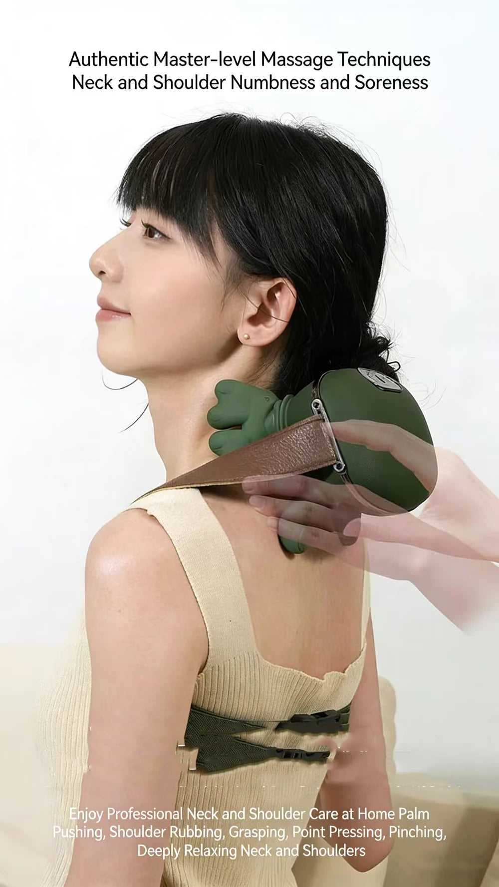 In-Stock Shoulder And Neck Massager, Cervical Massager For Home Use, Portable Trapezius Neck Massager
