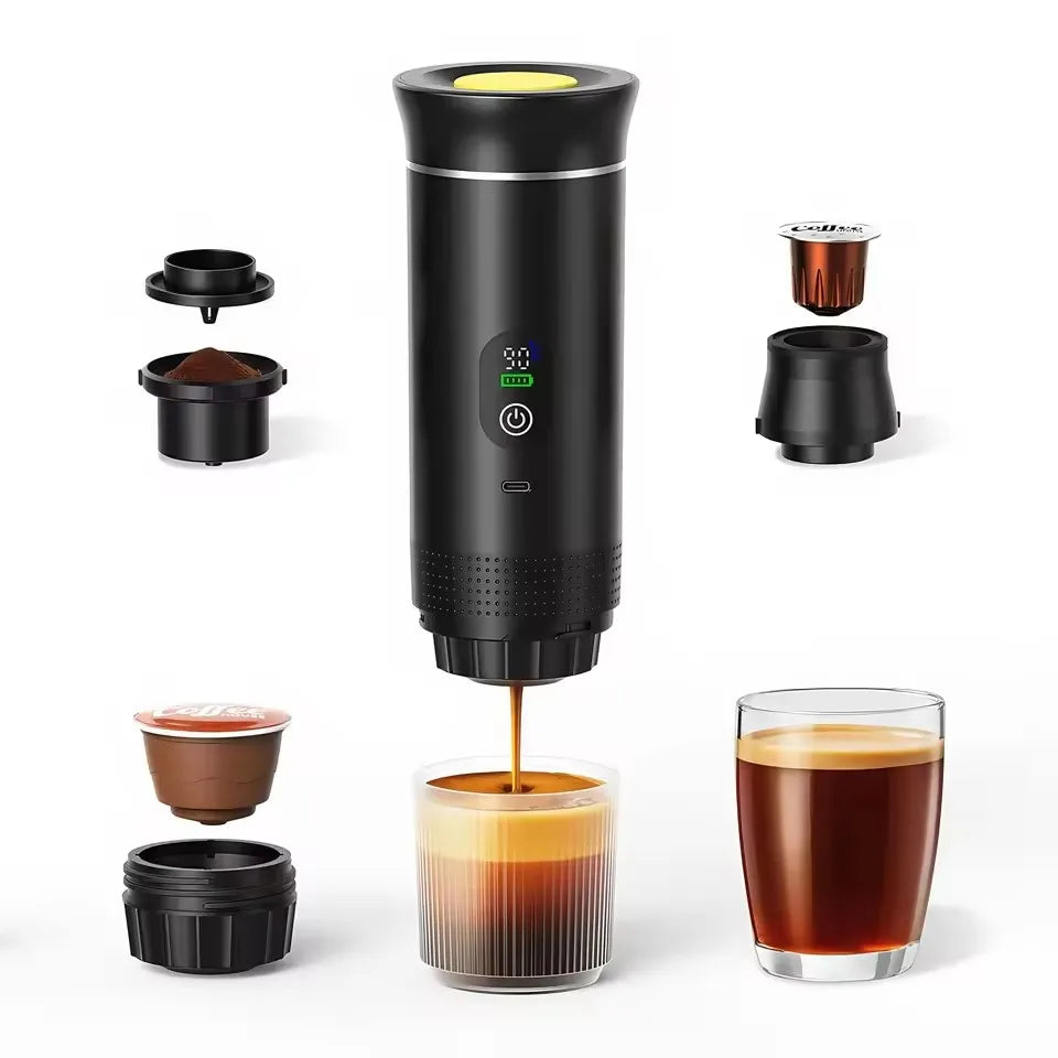 Mi Portable Espresso Coffee Machine With Digital Display 3-in-1 Capsule Coffee Maker for Car & Home Camping Coffee Maker