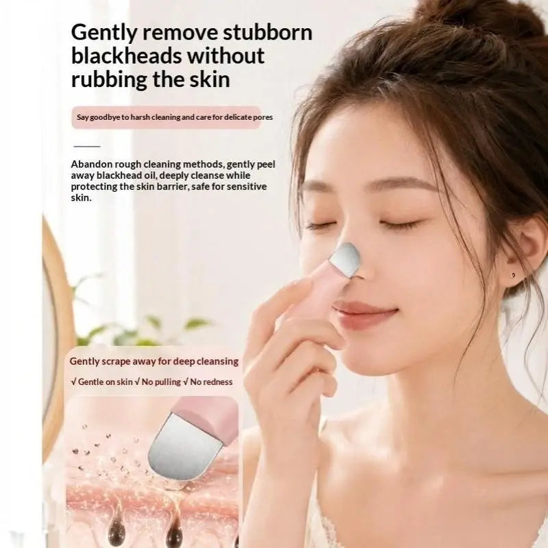 Handheld Facial Blackhead & Whitehead Remover Deep Cleansing Pore Cleaner for Men Women Home Skincare Routine