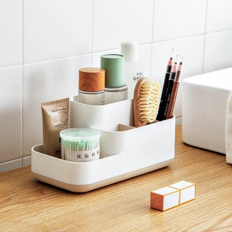 Creative Makeup Organizer Box with Drawer for Dressing Table Storage