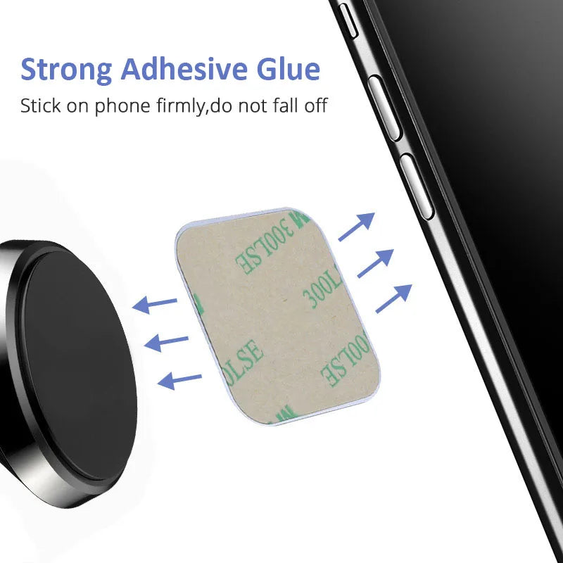 5/10pcs Phone Metal Plates for Magsafe Cellphone Holder Iron Sheet Universal Sticker Disk Mount for iPhone 17 16 15 Pro Samsung