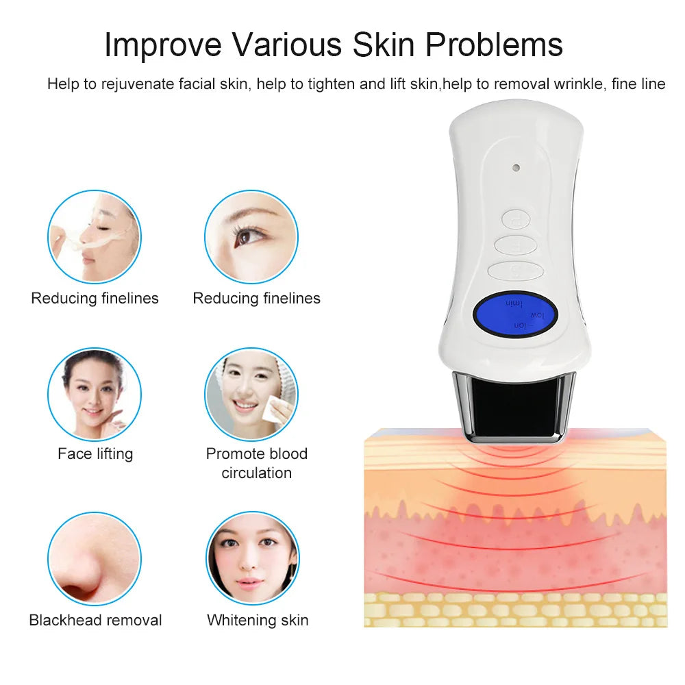 Microcurrent Face Lift Machine Skin Rejuvenation Lifting Tightening Anti-Wrinkle Galvanic Beauty Care Micocurrents Facial Device