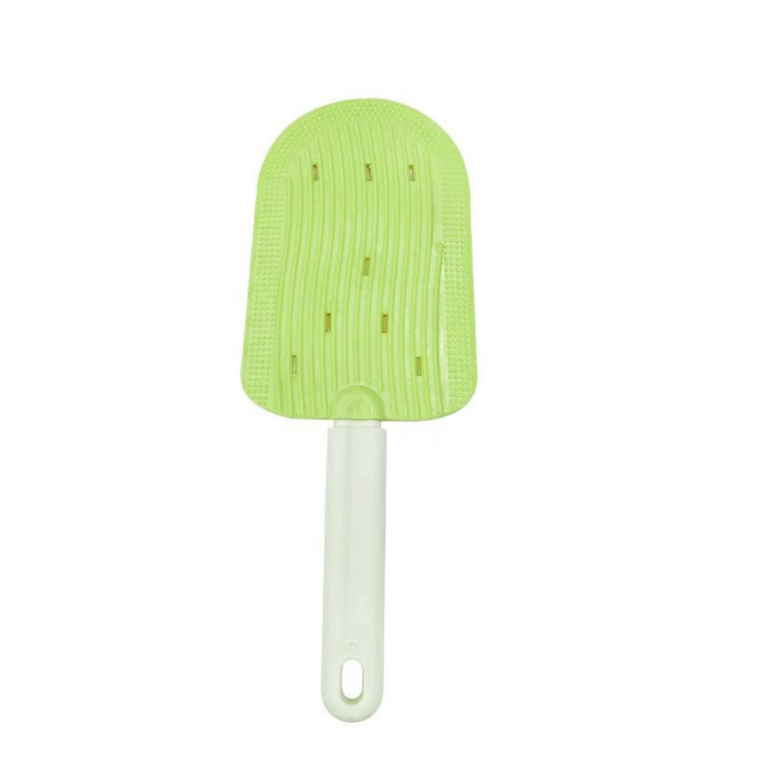 Dual-Sided Pet Grooming Brush: Detangling & Shedding Tool on One Side, Gentle Massage Bristles on the Reverse - for Pets
