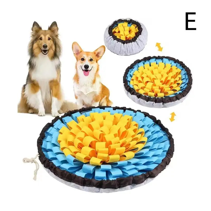 Snuffle Mat for Pets Interactive Foraging , Brain-Boosting Feed Game, Travel-Suitable, Ideal for Dogs and Cats.