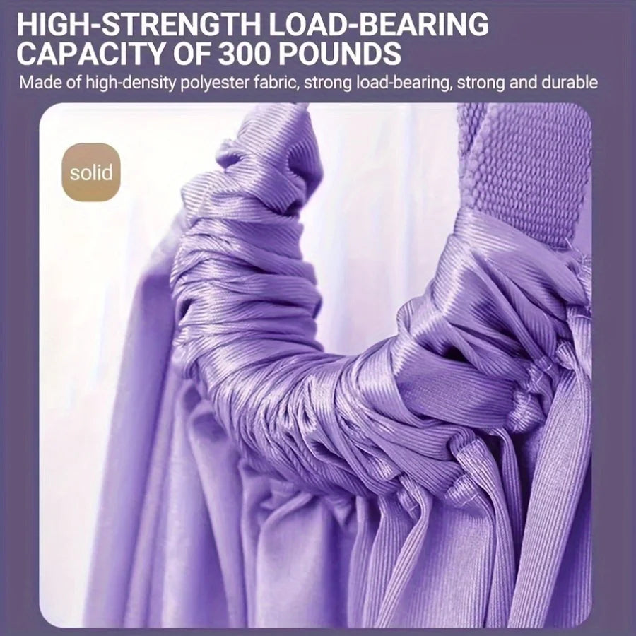 Yoga Strap Stretch Band Fitness Hanging Rope Universal Back Leg Belt for Backbend Split Handstand Home Inversion Training Hammoc
