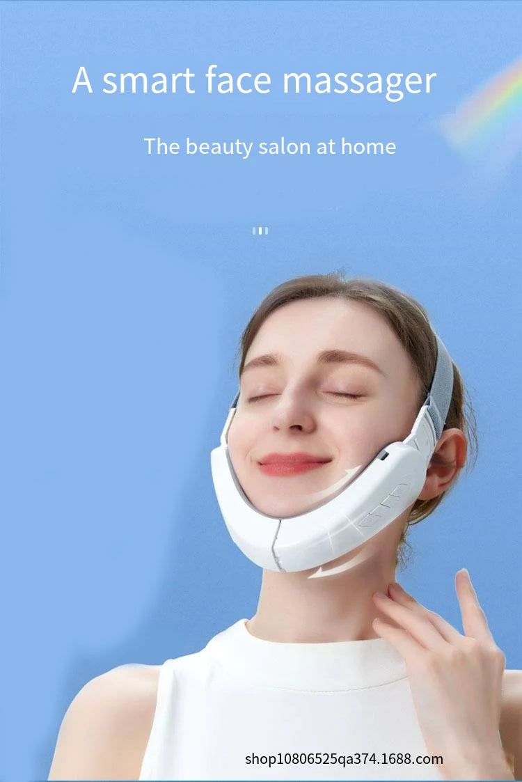 Ems Micro-Current Face Slimming Instrument Tighten Double Chin Face Slimming Facial Beauty Instrument