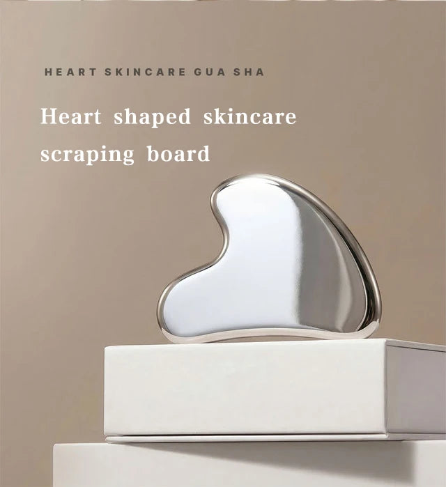 Stainless Steel Gua Sha Facial Massage Tool for Lifting & Sculpting
