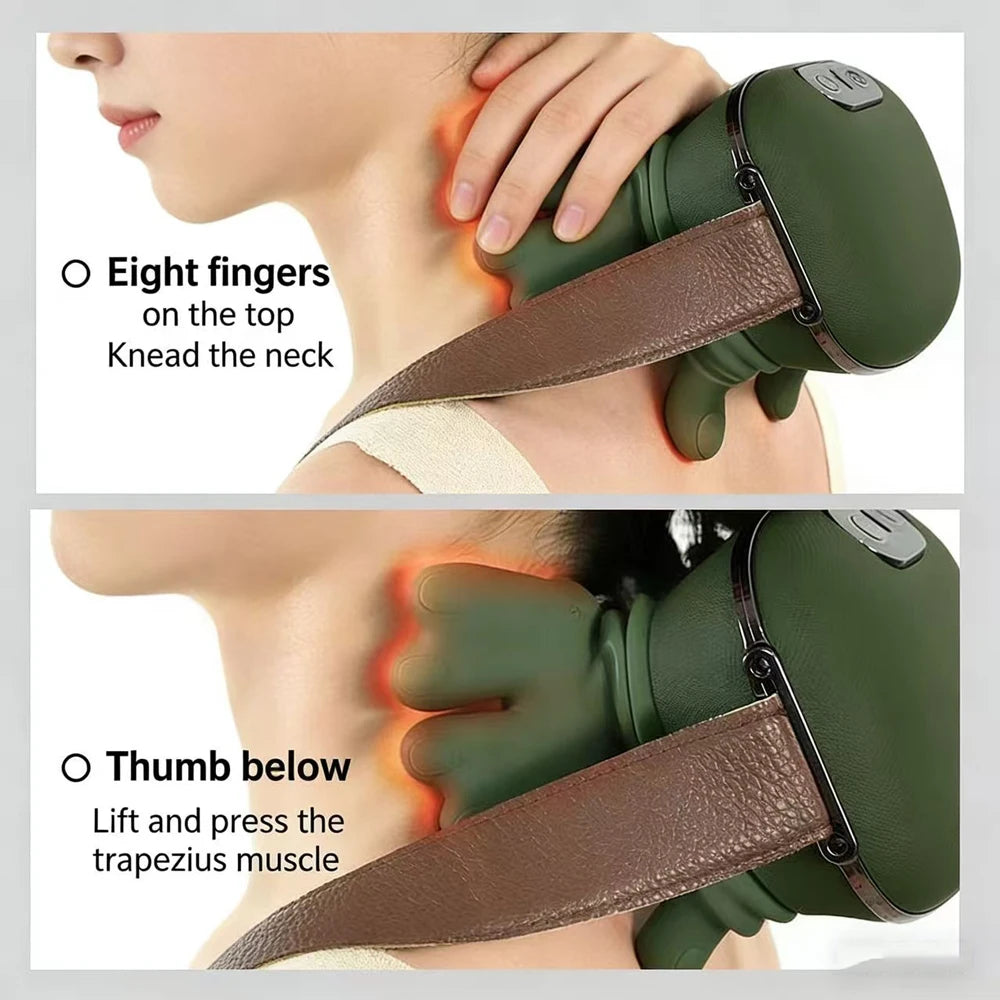 In-Stock Shoulder And Neck Massager, Cervical Massager For Home Use, Portable Trapezius Neck Massager