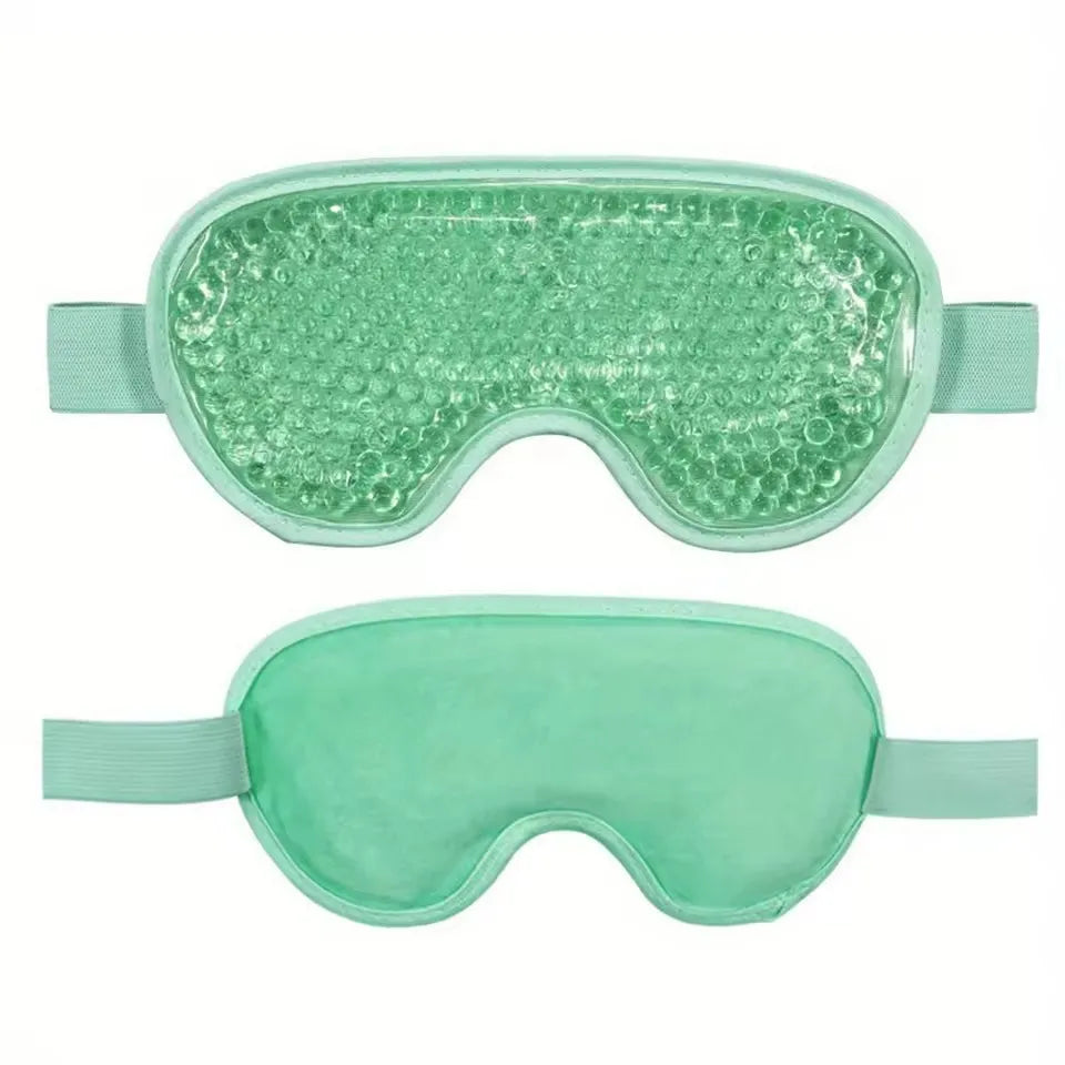 Cooling Eye Mask with Gel Bead Reusable Cold Compress Ice Pack Sleeping Eye Cooling Pads for After Eyelid Surgery Skin Care Tool