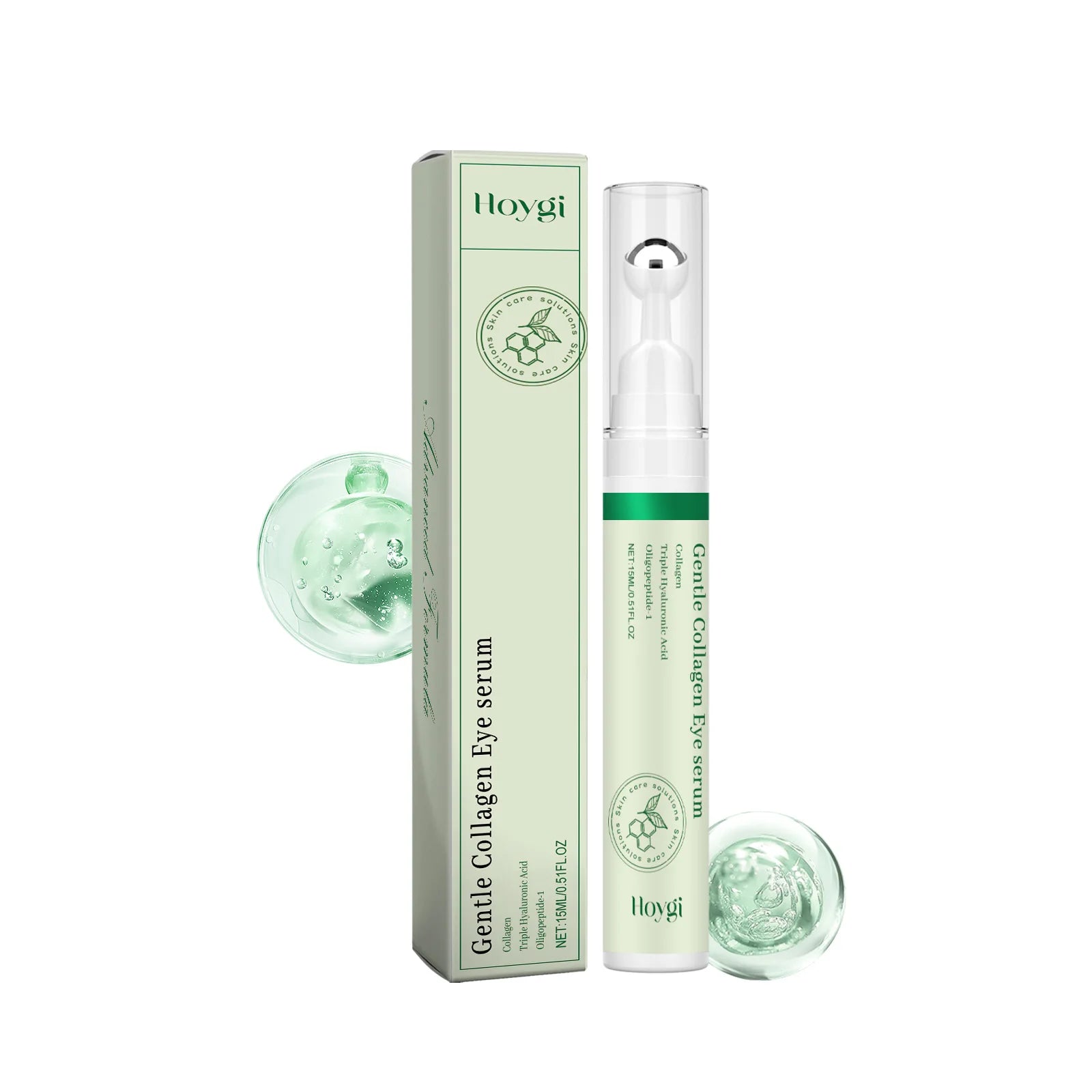 Collagen Eye Serum Cream Anti Dark Circles Eye Bags Eyes Puffy Repair Brightening Tighten Lifting Moisturizing Eye Roller Serum