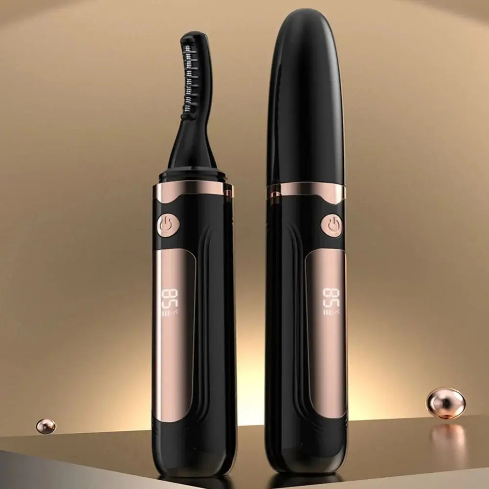 Long Lasting Electric Heated Eyelash Curler 4 Modes Temperature Anti-scald Portable Eyelash Curling Device LED Screen Effortless
