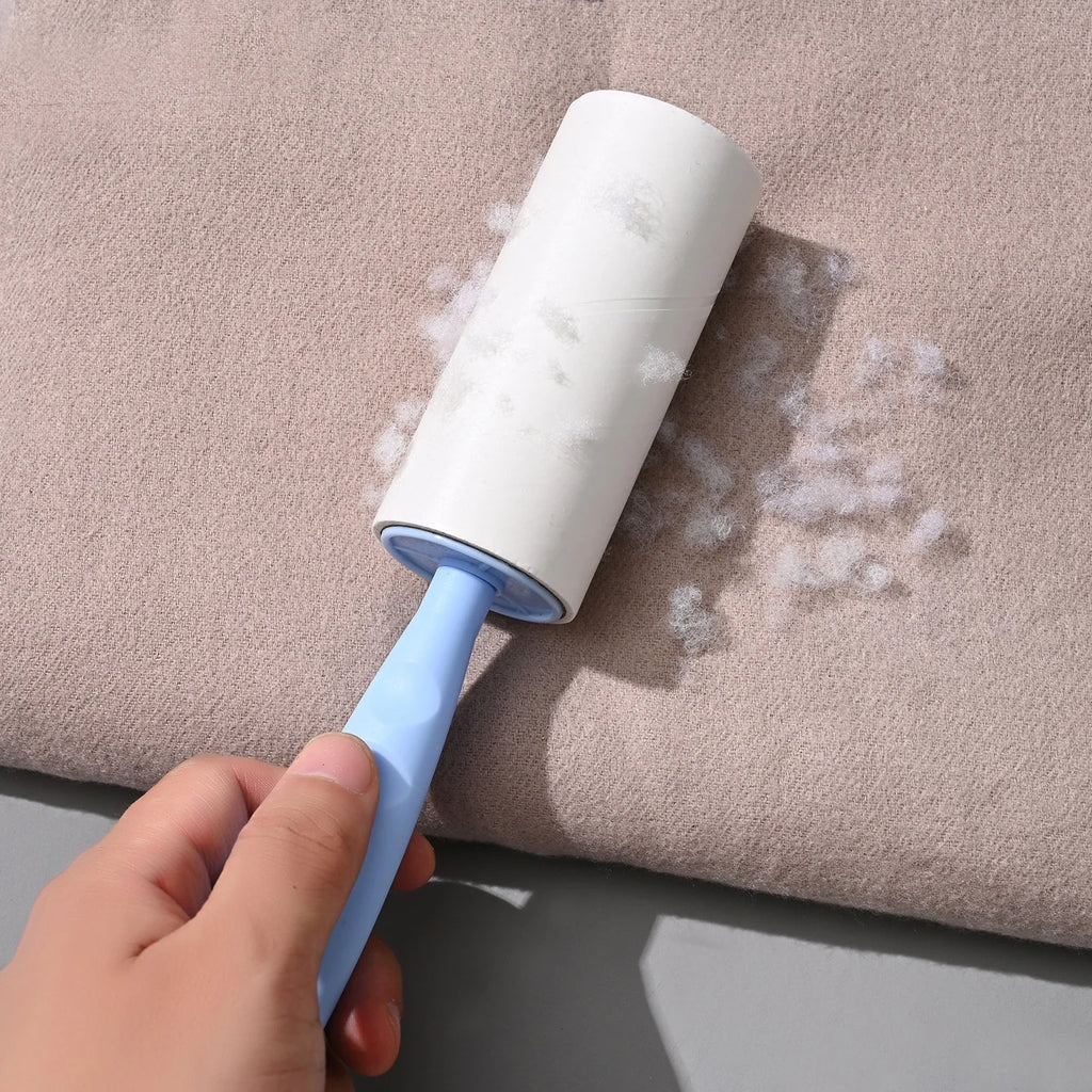 Lint Roller With Refills Sticky Remover Hair Pet Dog Clothes Sofa Dust Cleaning Remover Replaceable Roll Brush Cleaning Tool