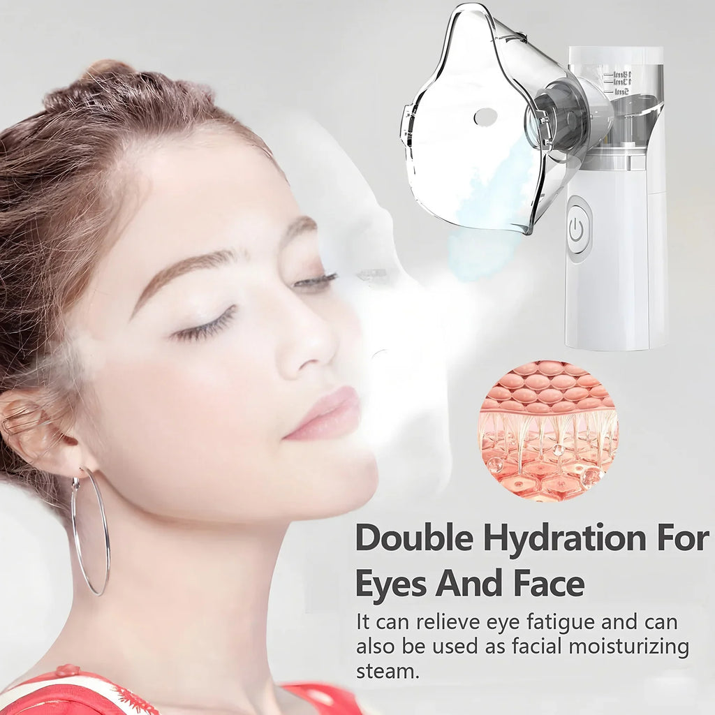 Portable Mini Facial Steamer Face Skin Care Nano Mist Sprayer Vaporizer Beauty Water Spa Nebulizer Humidifier