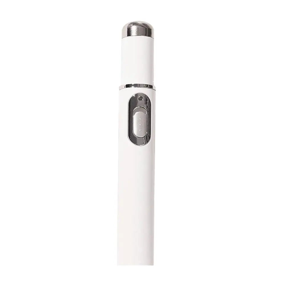 Blue Light Acne Pen Heated Eye Massager Eye Massage Instrument for Dark Circles Eye Bags Puffiness Under Eyes Beauty Pen