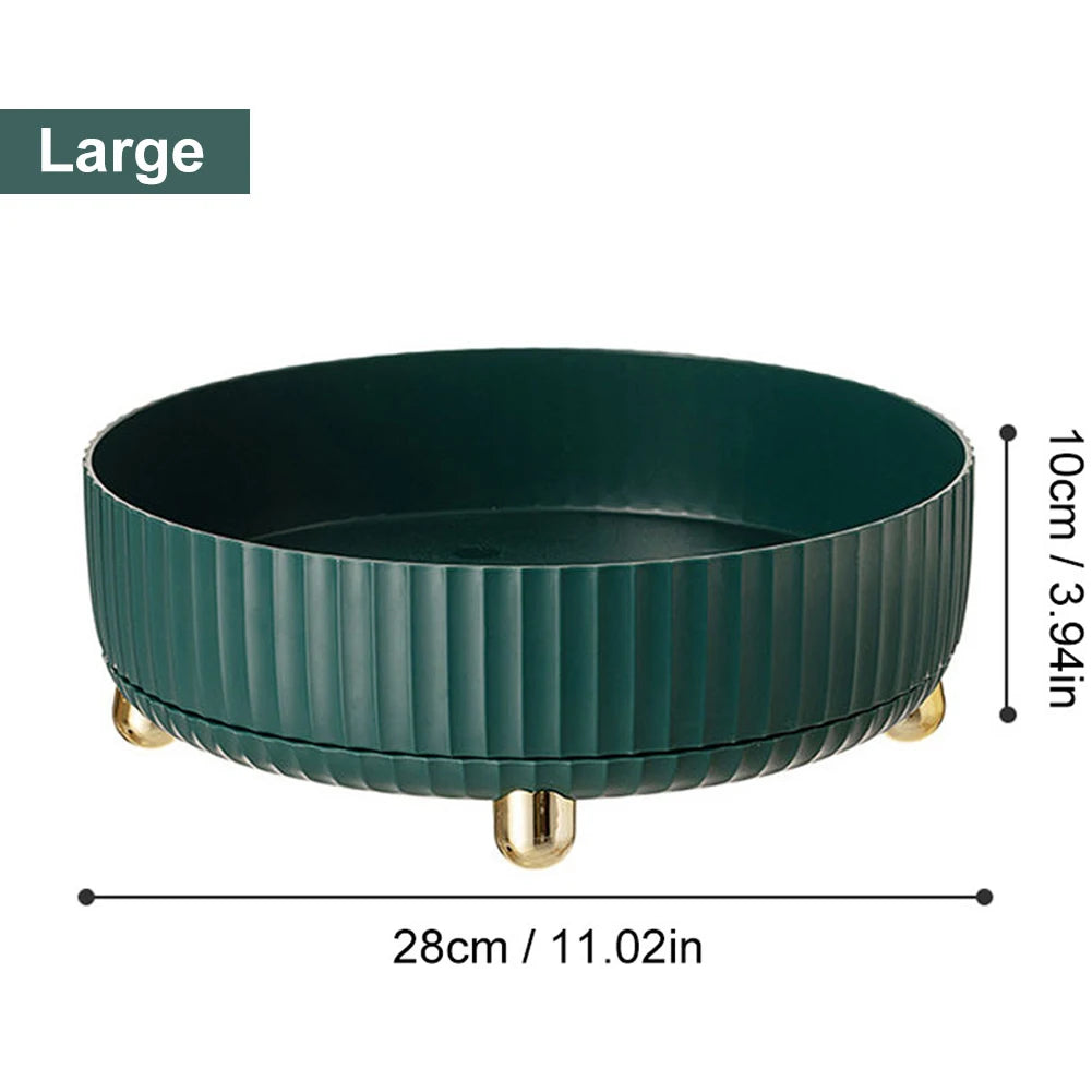 1PCS Cosmetic Perfume Organizer, 360° Rotating Cosmetic Organizer, Large Capacity Cosmetic Organizer for Living Room Bedroom.