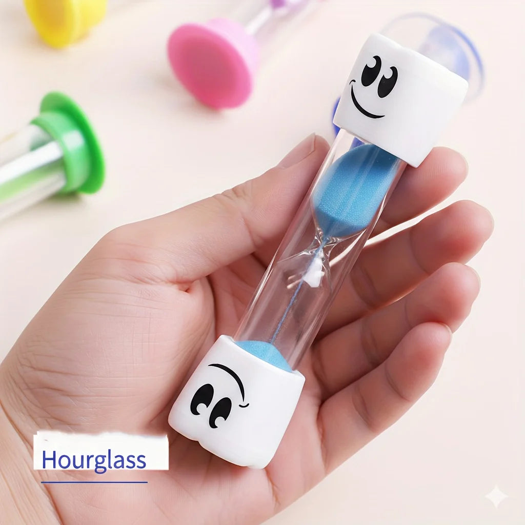 Smiling Teeth 2-minute Hourglass Toothbrush Timer Hourglass Cute Children Brushing Hourglass Home Decor