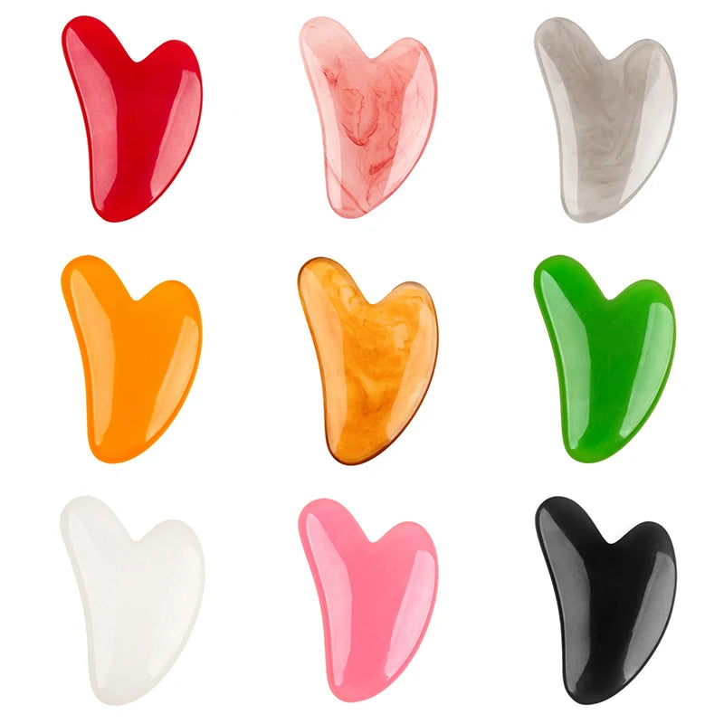 【Resin Gousha Stone For The Face Roller Gouache Scraper Gousha Stone Face Roller Gua Sha Tool Face Roller Massager】