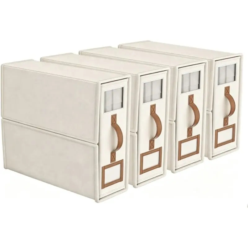 Fine Workmanship 1Set Closet Organizer Boxes Fabric Storage Bins Bed Sheet Organizers Foldable Storage Containers