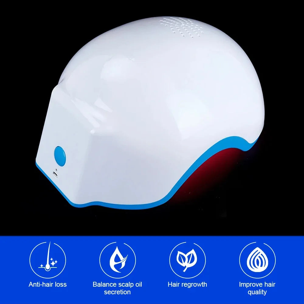 Laser Hair Regrowth Helmet Men Hair Growth Cap Hair Loss Laser Treatment Anti Hair Loss Scalp Care Device